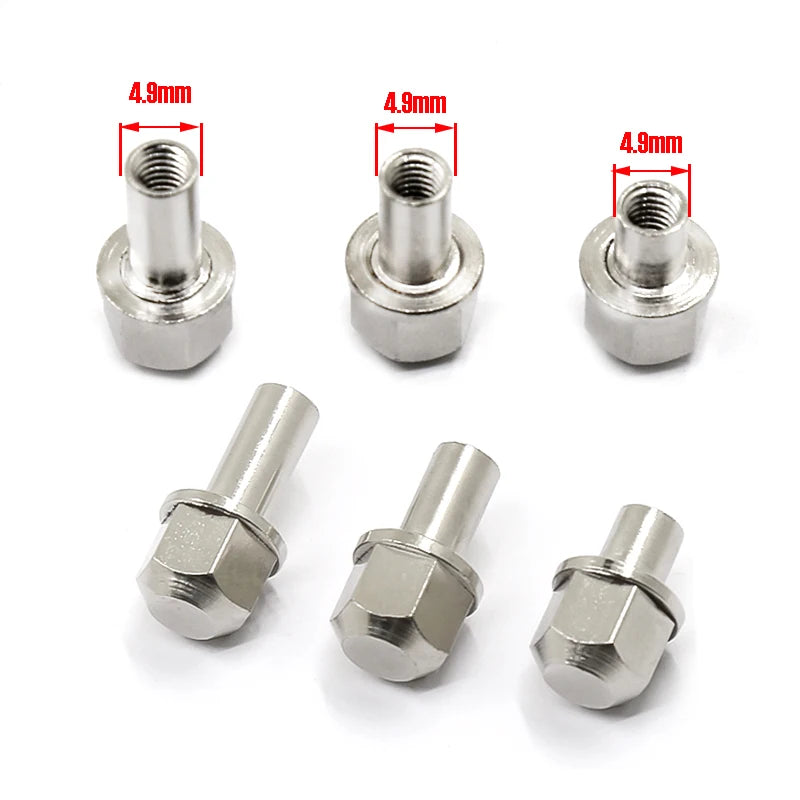 4pcs 12/15/17mm Wheel Hex Adapters for 1/10 RC Crawler TRX4 SCX10 D90 D110