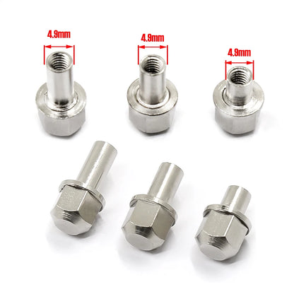 4pcs 12/15/17mm Wheel Hex Adapters for 1/10 RC Crawler TRX4 SCX10 D90 D110