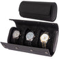 Leather Watch Case for Travel - Classic Rectangle Design, 1 Slot