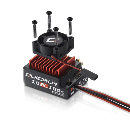 Hobbywing Quicrun 10BL120 G2 120A Brushless ESC 2-3S for 1/10 RC Car