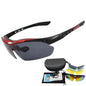 Polarised Cycling Sunglasses 5 Lens Sports Glasses MTB Road Bike Eyewear