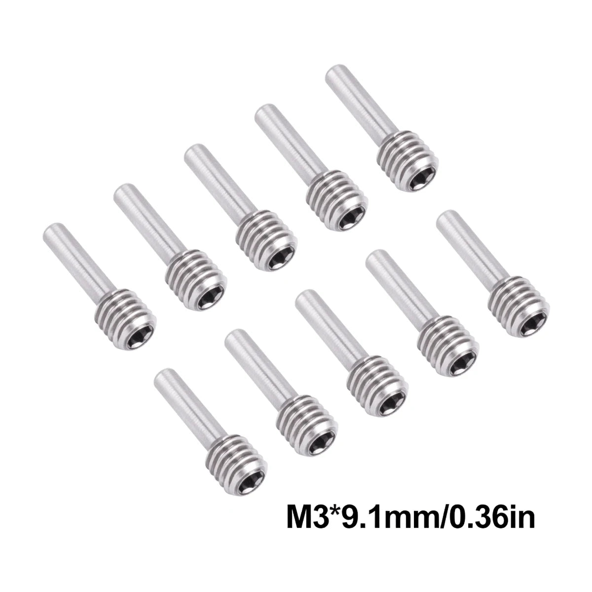 For 1/10 RC Crawler Car 10Pcs Axle Pin Bumper Screw Set SCX10
