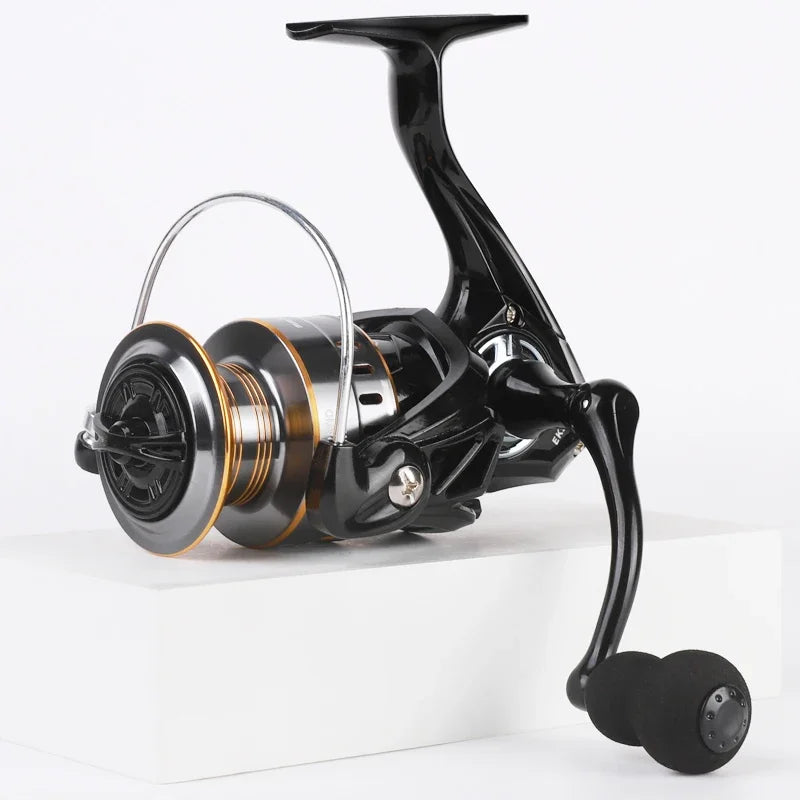 Spinning Fishing Reel 1000-7000 5.2:1 Gear Ratio 26LB Max Drag CNC Spool