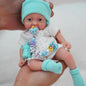 7" Micro Preemie Full Body Silicone Baby Doll Lifelike Mini Reborn