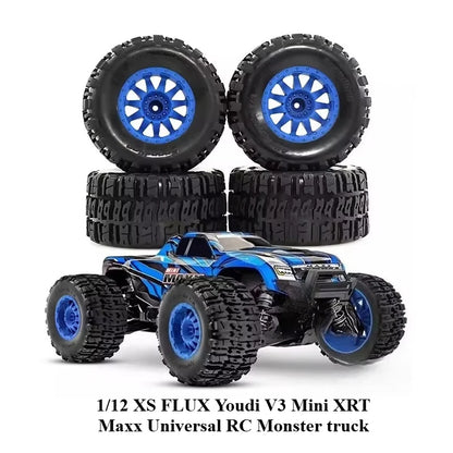 4Pcs Monster Truck Wheels RC Car 110mm 12mm Hex Upgrade Parts