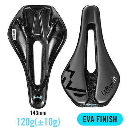 RYET 3D Printed Bicycle Saddle Ultralight Carbon Saddle 135/143mm 105g Bike Saddle for MTB Gravel Road Bike Seat Cycling Parts-EXPROTAS