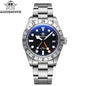 Addiesdive 39mm Bubble Mirror GMT Quartz Watch 20Bar Waterproof for Men
