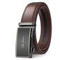 Men's Buckle Automatic Leather Belt Luxury Adjustable Business Jeans