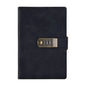 A5 Retro Password Book with Lock 200 Pages Diary Notepad Journal Ledger