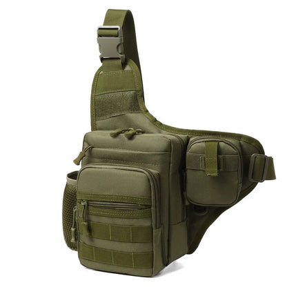 Waterproof Fishing Shoulder Bag Outdoor Sports Cycling Crossbody Chest Single Backpack Travel Climbing Camping Tactical Handbag-EXPROTAS