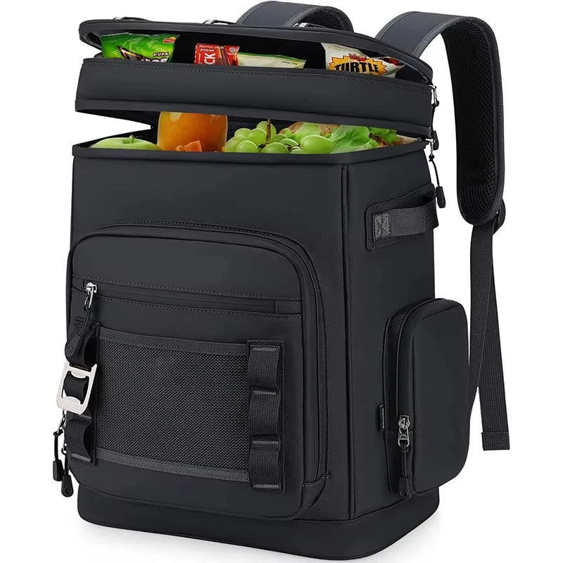 30L Insulated Backpack Cooler Bag Waterproof Rucksack for Camping Picnic