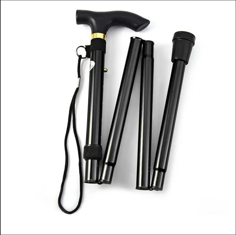 Trekking Pole Lightweight Telescopic Folding Walking Stick for Hiking