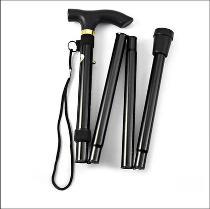 Trekking Pole Lightweight Telescopic Folding Walking Stick for Hiking