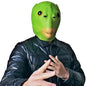 Fish Head Cover Mask Toy for Creative Play Sand Sculpture Green Wear