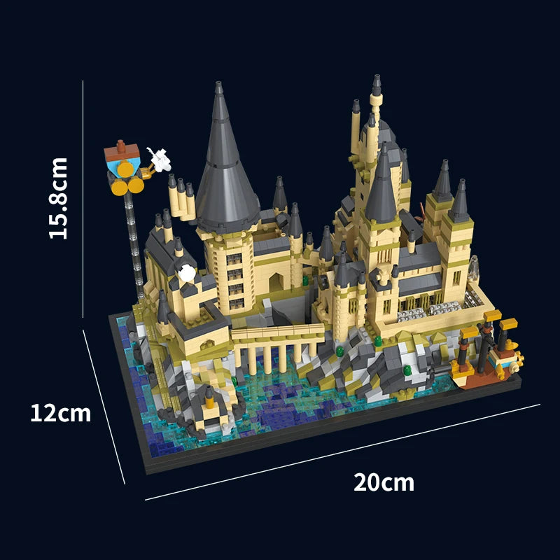 Micro Size Building Blocks 2700Pcs Gothic Castle DIY Plastic Bricks Set