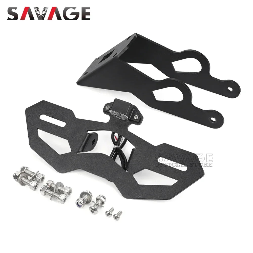 For Kawasaki Versys 650 1000 Z1000 Z1000SX License Plate Holder LED Tail Tidy