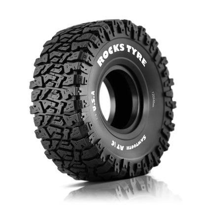 120mm Crawler Tire 1.9 for Axial SCX10 RC 4x Rubber Wheels Rims