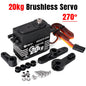 Aluminum Alloy Case 40KG Brushless Digital Servo for 1/8 1/10 RC Car