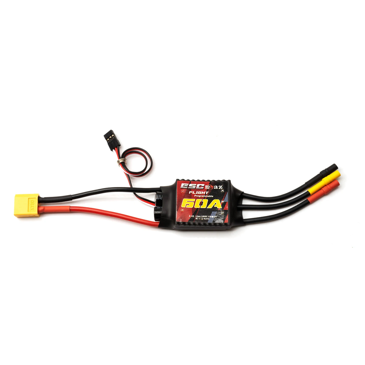 Rcxaz RC Mini Brushed ESC 30A Electric Motor for 1/10 Scale Car