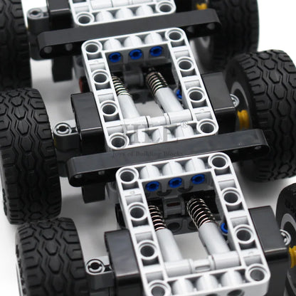 High-tech Car Wheels 119pcs Building Blocks Technic Axles Accessories