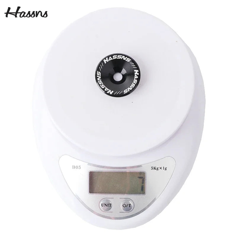 HASSNS Stem Cap Aluminum Headset Top Cap MTB Road Bicycle Power Cap - EXPROTAS