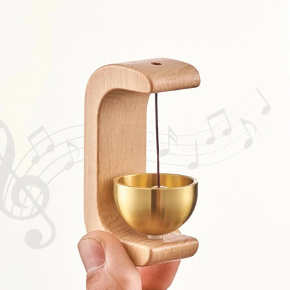 Wooden Wind Chimes Wireless Doorbell Decorative Hanging Entrance Bell