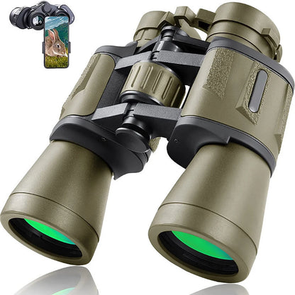 20x50 BAK4 FMC Binoculars Smartphone Adapter Hiking Hunting Outdoor Optics