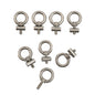 2/4/6/8pcs Awning Rail Stoppers 6mm Stops Motorhome Campervan Caravan Stainless Sliding Rail Track Lifting Ring Screw Slip Ring