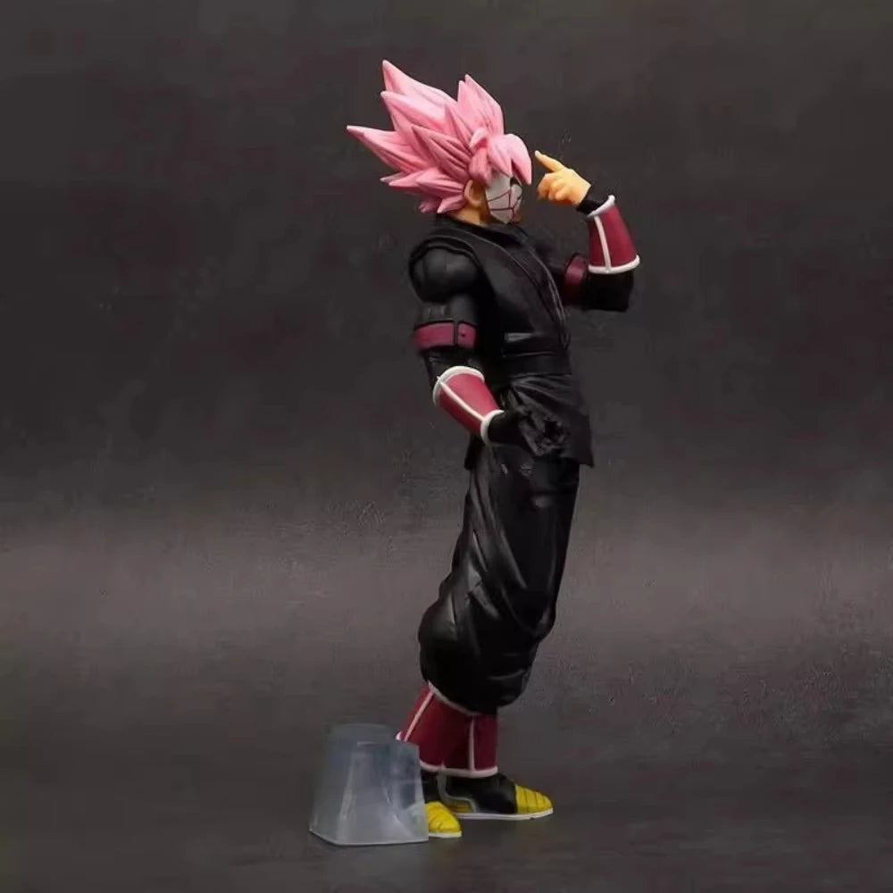 25cm Dragon Ball Heroes Zamasu Goku Black PVC Figure GK Statue Model Toy