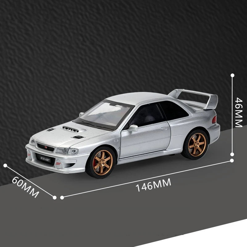 JDM 1/32 Impreza WRX STI Supercar Diecast Model Alloy Metal Car Classic Love Collection Hobby Birthday Gifts With Friend Trendy