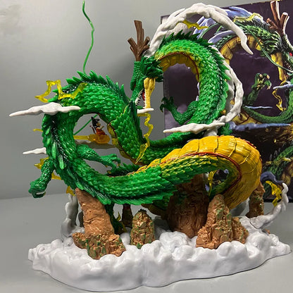 Anime Dragon Ball Z Shenron Figure with kid goku Figurine 22CM PVC Action figures Shenlong DBZ Collectible Model Statue Toys-EXPROTAS