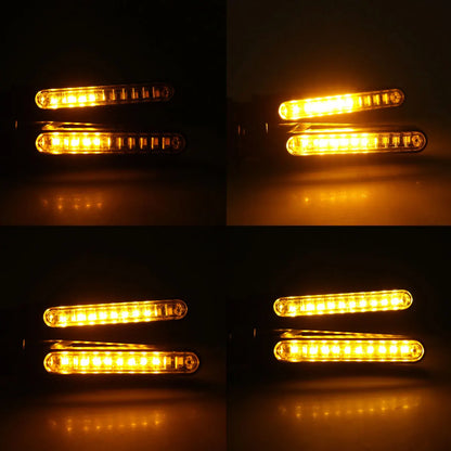 2Pcs/4Pcs Turn Signal Light Motorcycle LED Indicators Universal Amber Lamp