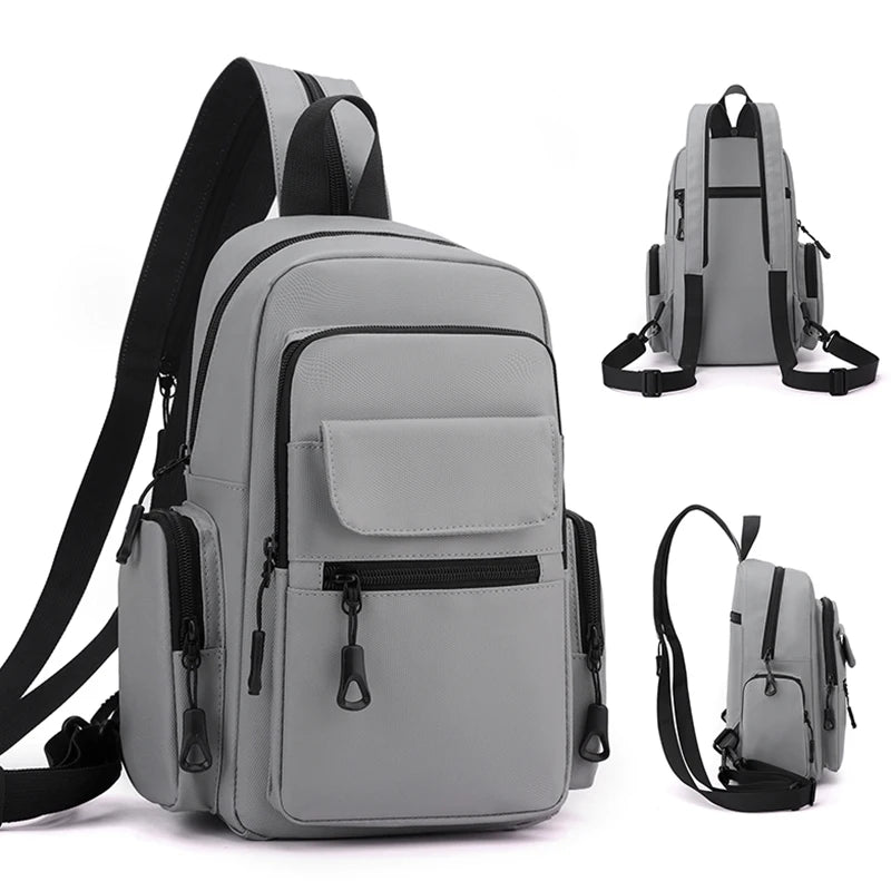 Multifunctional Chest Bag Nylon Sling Backpack Travel Outdoor Hiking