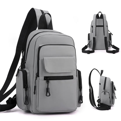 Multifunctional Chest Bag Nylon Sling Backpack Travel Outdoor Hiking