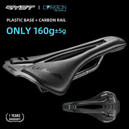 3D Printed Bicycle Saddle 120g Carbon 250x140mm Ultralight Bike Seat