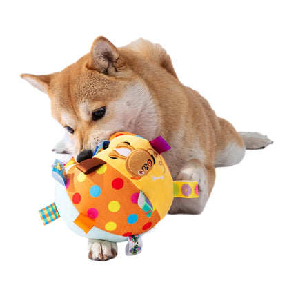 Interactive Ball Dog Toy for Aggressive Chewers Training Rubber Pet Toys