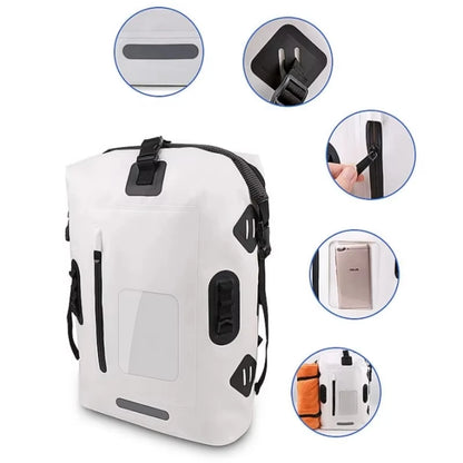 30L Waterproof Dry Bag Backpack Fishing Kayak Raft Swim Trek Gear
