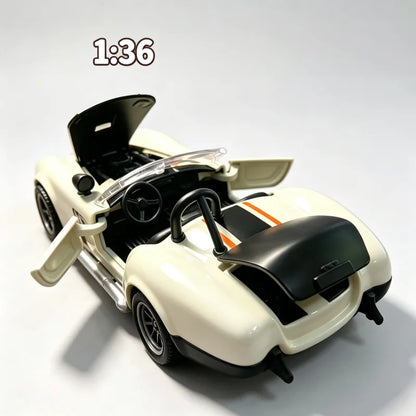 1:36 Alloy Car Model Convertible Vintage Diecast Miniature Collectible