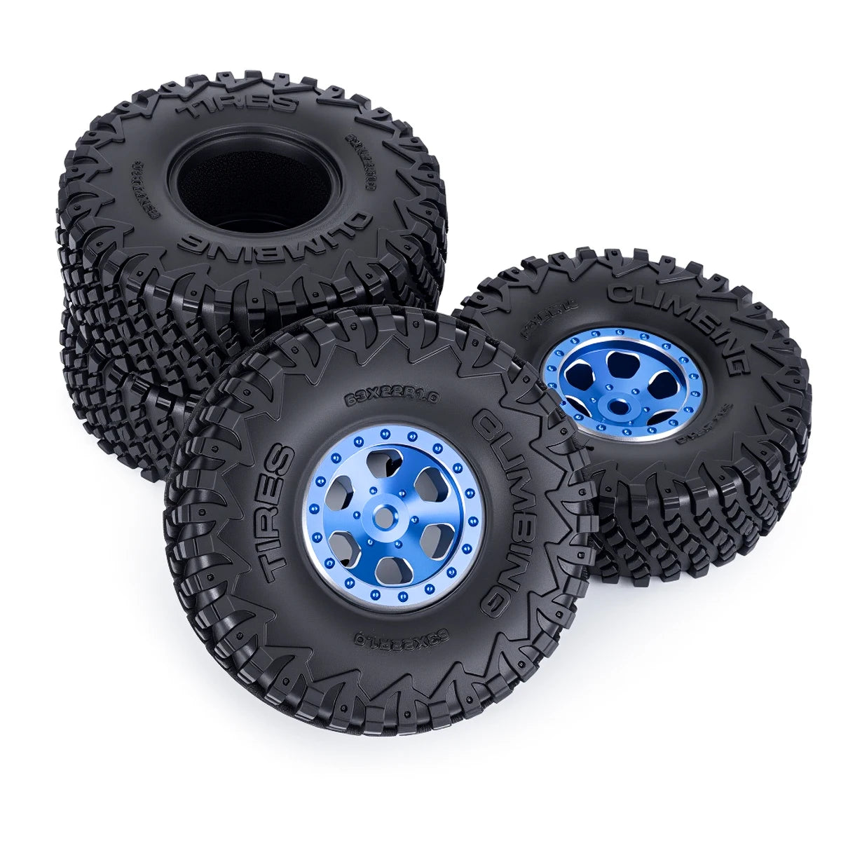 1.0in Sticky Soft RC Crawler Tyres 1/24 1/18 SCX24 FCX24 FCX18 TRX4M