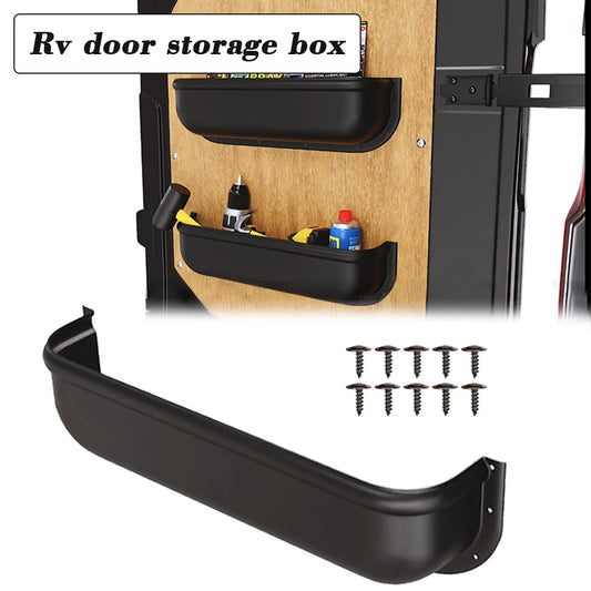 Storage Shelf for Van Door with Screws 45cm x 12cm x 8cm Organizer