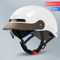 MOWK Motorcycle Vintage Half Helmet Summer Breathable Men Women Electric Jet Scooter Open Face Helmets Reflective Safety Helmets