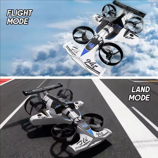CZ04 2-in-1 Land Air RC Quadcopter Drift Car 2.4G 360 Rotation Drone