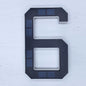 Solar House Number Light LED Address Plaque Sign for Door Wall Outdoor