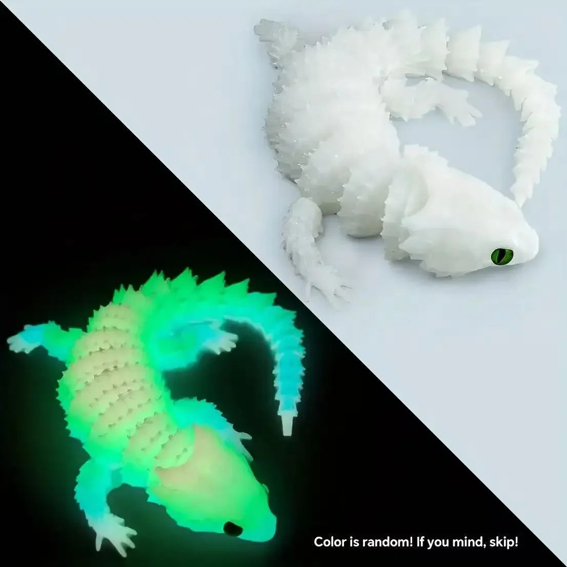 Creative Desk Plants 3D Printed Lizard Statue Ornament for Home Decor