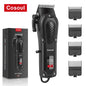 Big Capacity Battery Electric Hair Trimmer Cordless Beard Clippers Men LED
