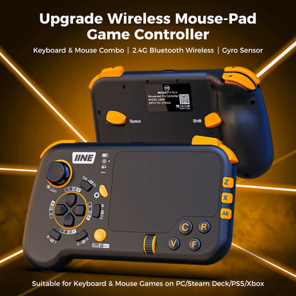 IINE Ungrade Wireless Mouse-Pad Controller As Keyboard and Mouse Combo Set with Touchpad-EXPROTAS