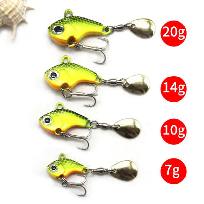 Fishing Lure 5pcs Metal VIB Vibration Bait Spoon Spinner Jig Lures