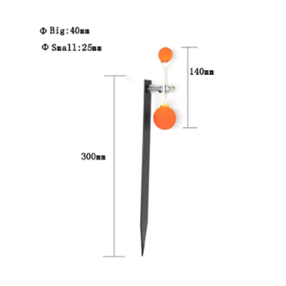 Portable Steel Spinner Shooting Target 3mm Thick Plinking Practice