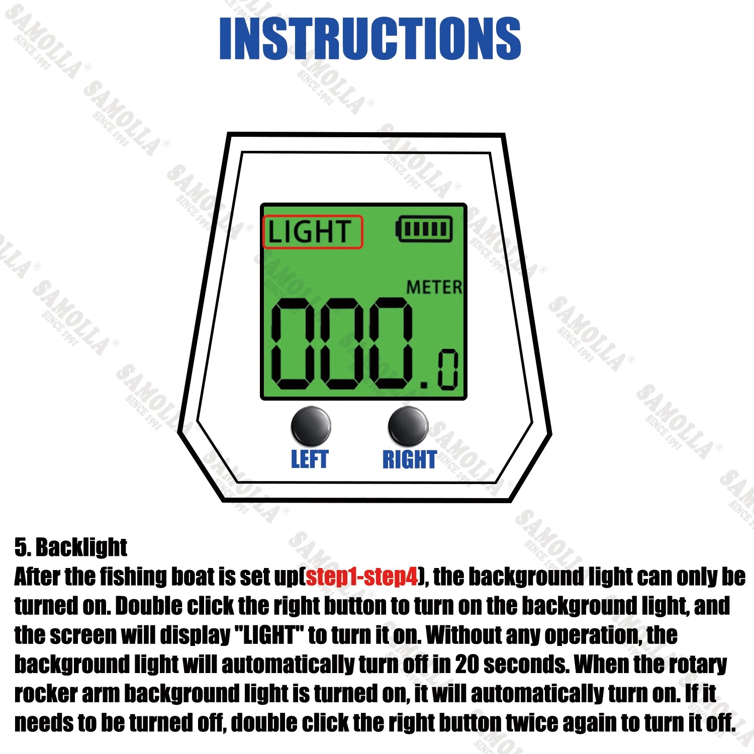 SAMOLLA Baitcasting Fishing Reel Electronic Big Led Screen High Speed 7.2:1 10kg Saltwater Waterproof Cast Drum Wheel Casting-EXPROTAS