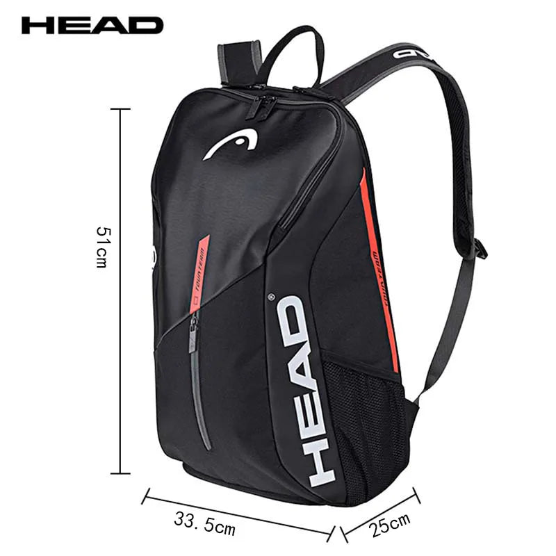 HEAD Tour Team Series Tennis Backpack Large Capacity With Shoe Compartment Racket Room Rackets Bag-EXPROTAS